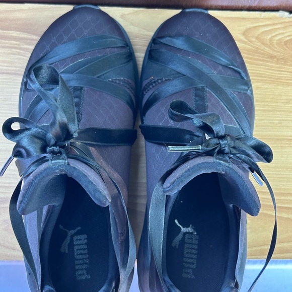 PUMA Fierce Rope Satin Athletic Sneakers Black Size 5 Women’s - Picture 6 of 8